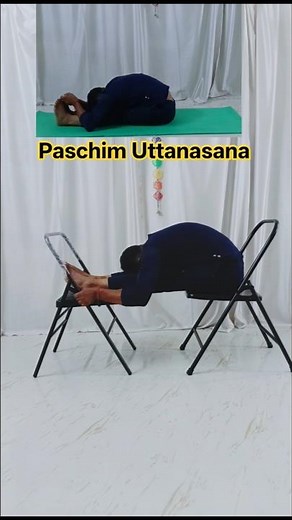Paschimottanasana: Traditional vs Chair | Deep Stretch for Flexibility & Relaxation