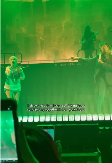 Halsey and Adam Lazzara Duet in New York Show
