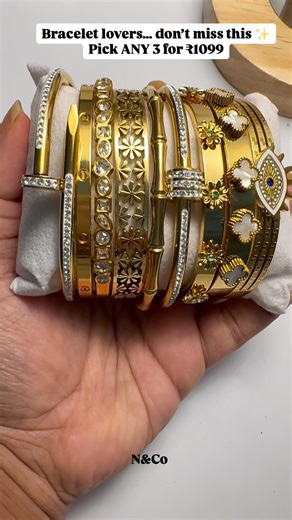 Pick Any 3 Bracelets for ₹1099 ✨