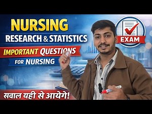 Nursing Research And Statistics Important Questions For University Exam || Toppers Tips and Tricks