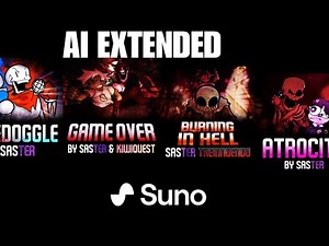 FNF-Saster songs extended with Suno AI (ai cooked🔥)