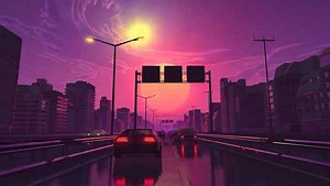 Retro Drive By Visualdon - Tour of the City - LiveWallpapers4Free.com