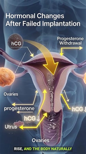 What Happens If Implantation Fails? | Early Pregnancy Explained in 3D Medical Animation