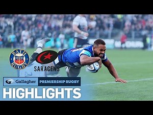 Bath v Saracens - HIGHLIGHTS | 14 Try Epic Match! | Gallagher Premiership 2022/23