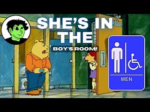 She's in the BOYS BATHROOM! (Arthur Reaction)