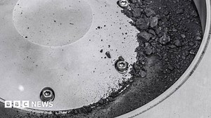 Osiris-Rex: Nasa reveals first look at 'beautiful' asteroid sample