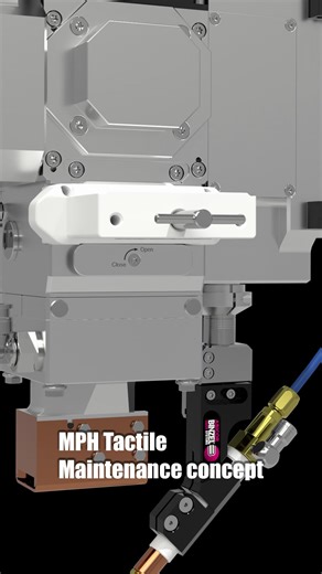 16 reactions | Laser systems shouldn't cause delays — especially for maintenance. The MPH Tactile laser head from ABICOR BINZEL makes it easy with a smart, service-friendly design. Check out this video to see: ➡️ Tool-free lens changes ➡️ Full sensor monitoring for all critical components ➡️ Easy-to-read interface with real-time system feedback  Less downtime. More welding. #laserwelding #maintenance #manufacturing #abicorbinzel #weldingautomation | ABICOR BINZEL | Facebook