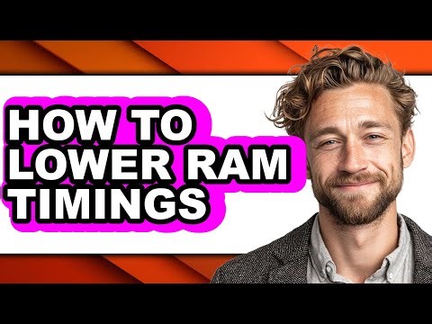 How to Lower Ram Timings (easy Method)