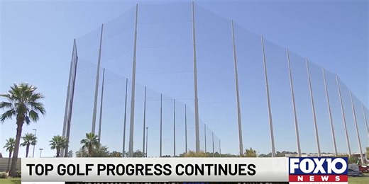 Top Golf progress continues in Mobile