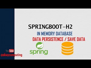 SPRINGBOOT H2 DATABASE | DATA PERSISTENCE | SAVE TABLE RECORDS H2 | SPRINGBOOT H2 DB | OKAYJAVA