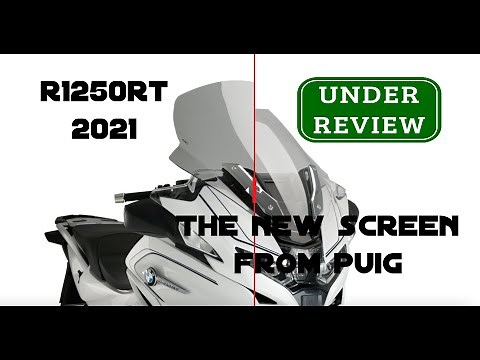 Bmw R1250RT Screen 2021 Tall Touring Screen From Puig Review
