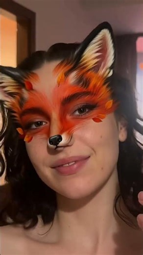 Enchanting Fox Artistic Makeup Reference 🦊🍂 | Autumn SFX #Shorts