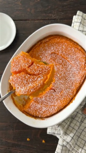 🎃🍰 Creamy Baked Pumpkin Custard
