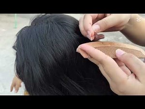 Long hair lice and Nits removal