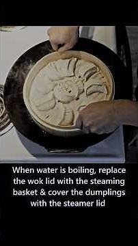 How to Steam Frozen Dumplings with Wok