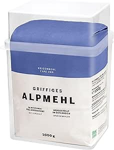 Youngever 2 Pack Plastic Sugar Keeper 5LB, Clear Flour Storage Container, Large Plastic Food Storage Containers