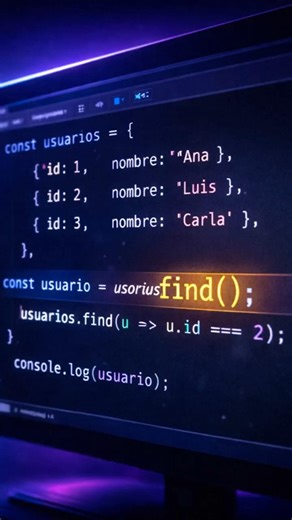 Deja de usar for para esto... usa find() 🔥 JavaScript #javascript #programacion #coding