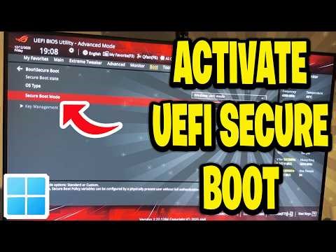 How To Activate UEFI Secure Boot