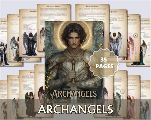 Archangels Guide & Workbook PDF – Angel Correspondences, Prayers, Rituals and Manifestation Journal | Healing and Protection | Printable - Etsy