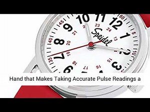 Speidel Women’s Scrub Petite Watch for Medical Professionals - Easy to Read Small Face, Luminous