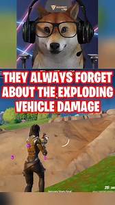 They always forget about the exploding vehicle damage. 😎 #gamer #fortniteclips #foryouシ | Nicko