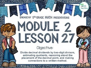 Engage NY Math PowerPoint Presentation 5th Grade Module 2 Lesson 27