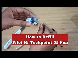 How to Refill Pilot Hi Tech-point 05 Pen
