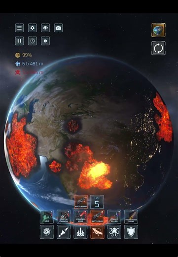 Alien Warships attacked planet Earth