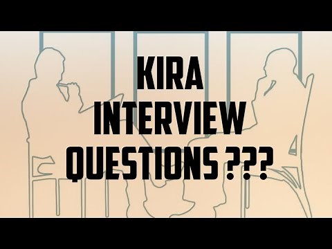 KIRA VIDEO INTERVIEW: TYPES OF QUESTIONS