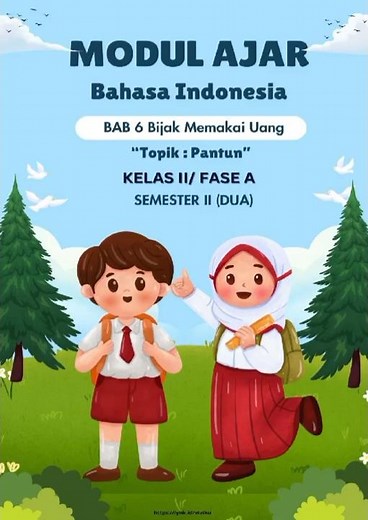 MODUL AJAR BAHASA INDONESIA KELAS 2 SEMESTER 2 | Materi Pantun #fypage #fypyoutube #modulajar