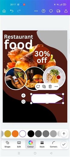 How to create menu Card for resturant in canva #canva #menudesign #graphics