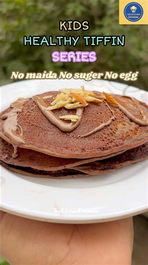 Healthy Pancakes Without Maida, Sugar, Oil & Eggs #shorts