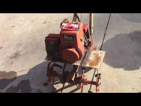 Montgomery Ward Roto Tiller Part 1 - Carb and Pull Cord