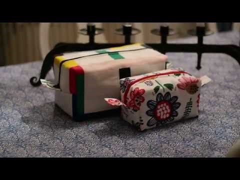 Necessär med stor öppning