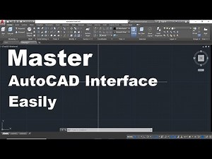AutoCAD user interface explained || Master AutoCAD Interface 2024