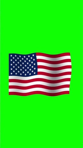 American Flag green screen animation | #greenanimation #animatedflag