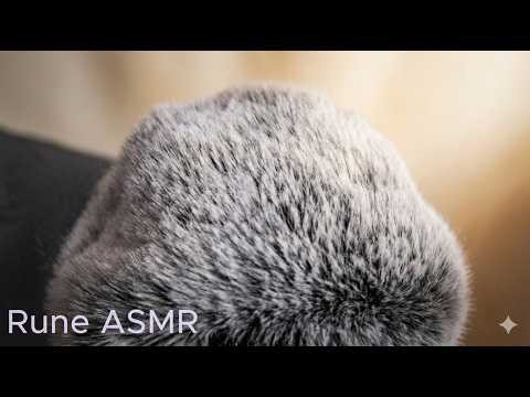 ASMR Fluffy Mic Scratching (Slow to Fast) 🧤 No Talking Tingles for 100% Sleep