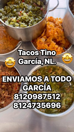 ‼️🌮 MENÚ HOY LUNES‼️ 🌿✨✨✨5TACOS $110✨✨✨🌿 📍Vɪsíᴛᴀɴᴏs ᴇʟ ᴅíᴀ ᴅᴇ ʜᴏʏ ᴇɴ: 16 ᴅᴇ Sᴇᴘᴛɪᴇᴍʙʀᴇ, 120, Sᴏʙʀᴇ Vɪʟʟᴀ, Gᴀʀᴄíᴀ, Nᴜᴇᴠᴏ Lᴇóɴ. 📌 🚗🚕O ʙɪᴇɴ Sᴇʀᴠɪᴄɪᴏ ᴀ Dᴏᴍɪᴄɪʟɪᴏ ☎️8120987512 (WhatsApp) ☎️8124735696 ☎️8124735274 | Tacos Tino