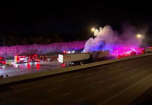 Semi driver killed in fiery crash with other semi on Nashville interstate