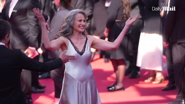 Andie MacDowell looks radiant while attending Cannes premiere