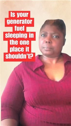 Is your generator fuel sleeping in the one place it shouldn't?