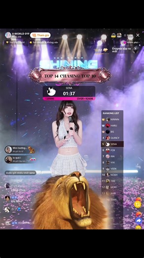 Toàn bộ lượt Chasing của Sena tại Shining Star Season 10