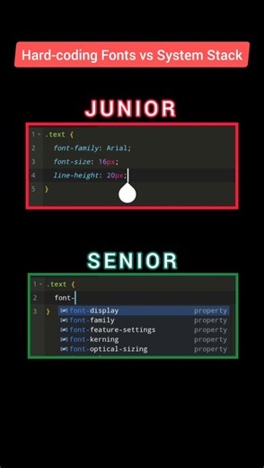 CSS Junior vs Senior: Arial vs System Font Stack — Which Is Faster & W #marriagecentre #truedialogue