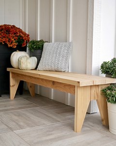 67K views · 503 reactions | This bench we built for our front porch was super quick and easy, and it looks great! | Rogue Engineer | Facebook