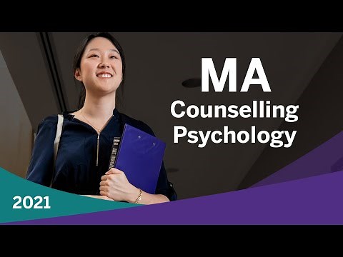 MA Counselling Psychology - Program and application information | Webinar 2021