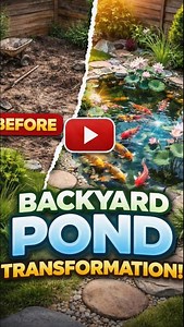 Backyard Pond Makeover | Before & After Koi Fish Garden