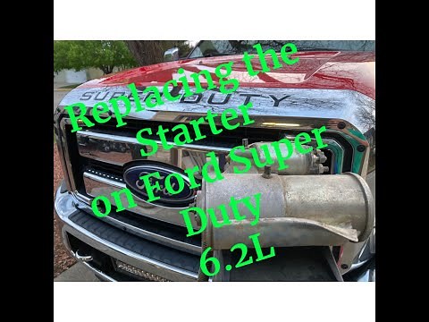 How to Replace the Starter on a Ford Super Duty 6.2L