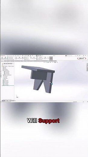 Modeling a 3D printed step stool with SOLIDWORKS