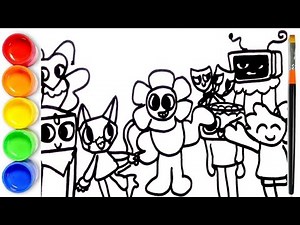 How To Draw Dandy's World Characters | Drawing Dandy's World | Step By Step