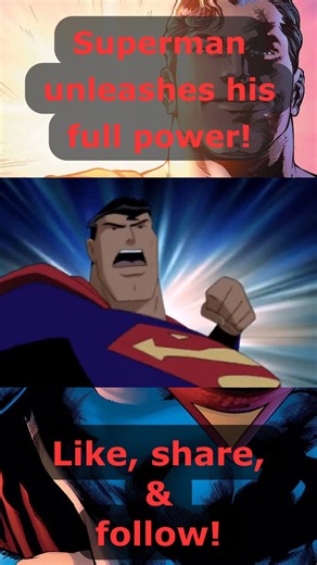 367K views · 6.9K reactions | Superman Stops Holding Back & Unleashes...